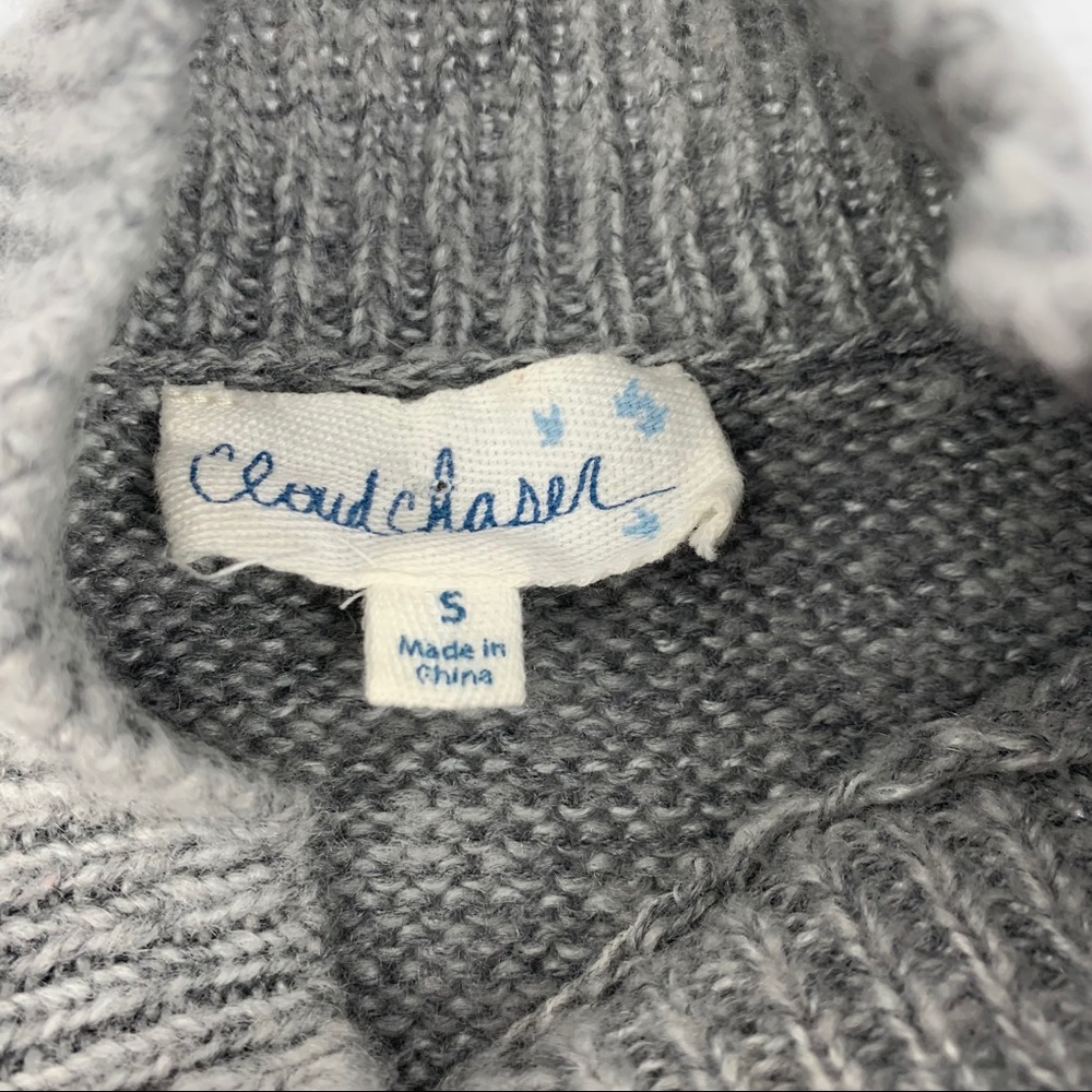 Cloud Chaser Embroidered Floral Mock Neck Sweater - Picture 9 of 10